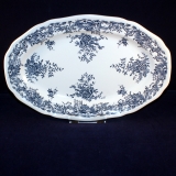 Valeria blau Platte oval 32 x 21 cm sehr gut