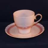 Porcelaine Rosé Desiree Monique Coffee Cup with Saucer as good as new