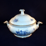 Dresden Chateau Bleu Round Serving Dish/Bowl with Lid and Handle 10,5 x 20 cm as good as new