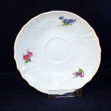 Dresden Coloured Flowers Saucer for Coffee/Tea Cup 14,5 cm very good