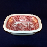 Rusticana red Angular Serving Dish/Bowl 24 x 24 x 7 cm used