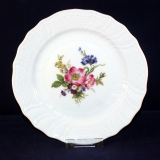 Dresden Coloured Flowers Dessert/Salad Plate 19,5 cm as good as new